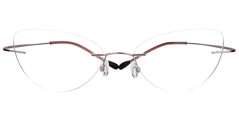 Evelyn Cat Eye Pink Glasses | Zeelool Glasses0
