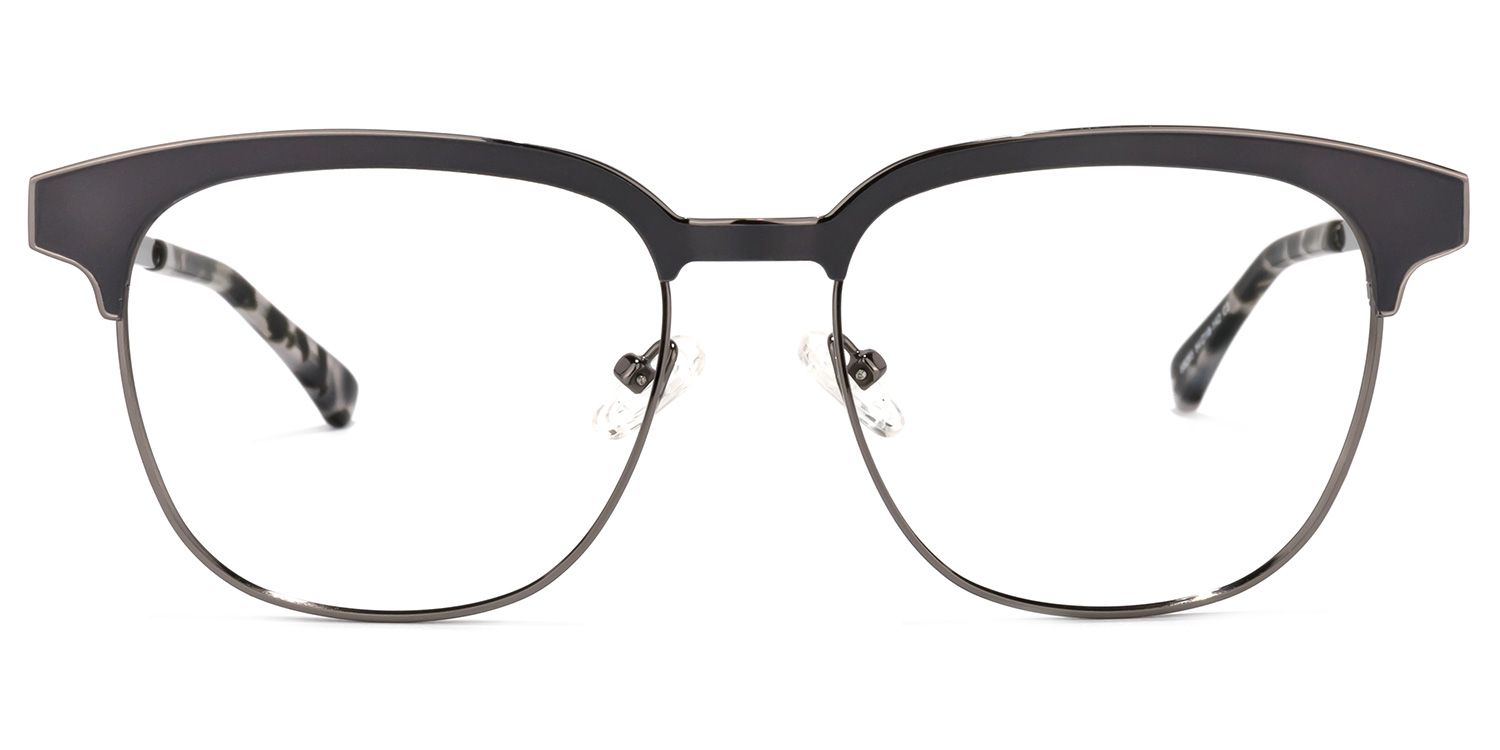 Wren Browline Dark-Gray Eyeglasses and Glasses Frames0