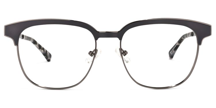 Wren Browline Dark-Gray Glasses