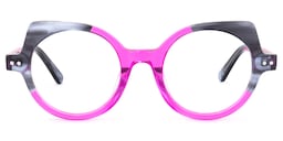 Gilbert Cateye Purple Glasses0