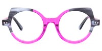 Gilbert Cateye Purple Glasses0