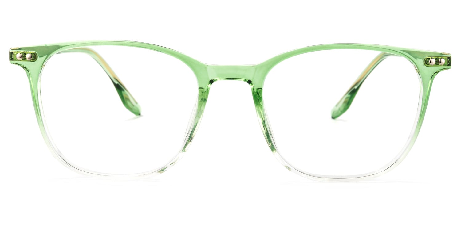 フエラムネ Wilfred Square Green Glasses | Zeelool Glasses