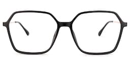 Wisdom Geometric Black Glasses0