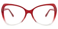 Eleanora Butterfly Red Glasses0