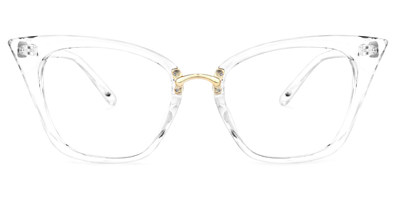 Chandrikar Cat Eye Clear Glasses | Zeelool Glasses0
