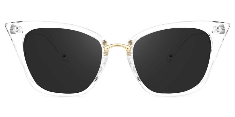 Chandrikar Cat Eye Clear Sunglasses