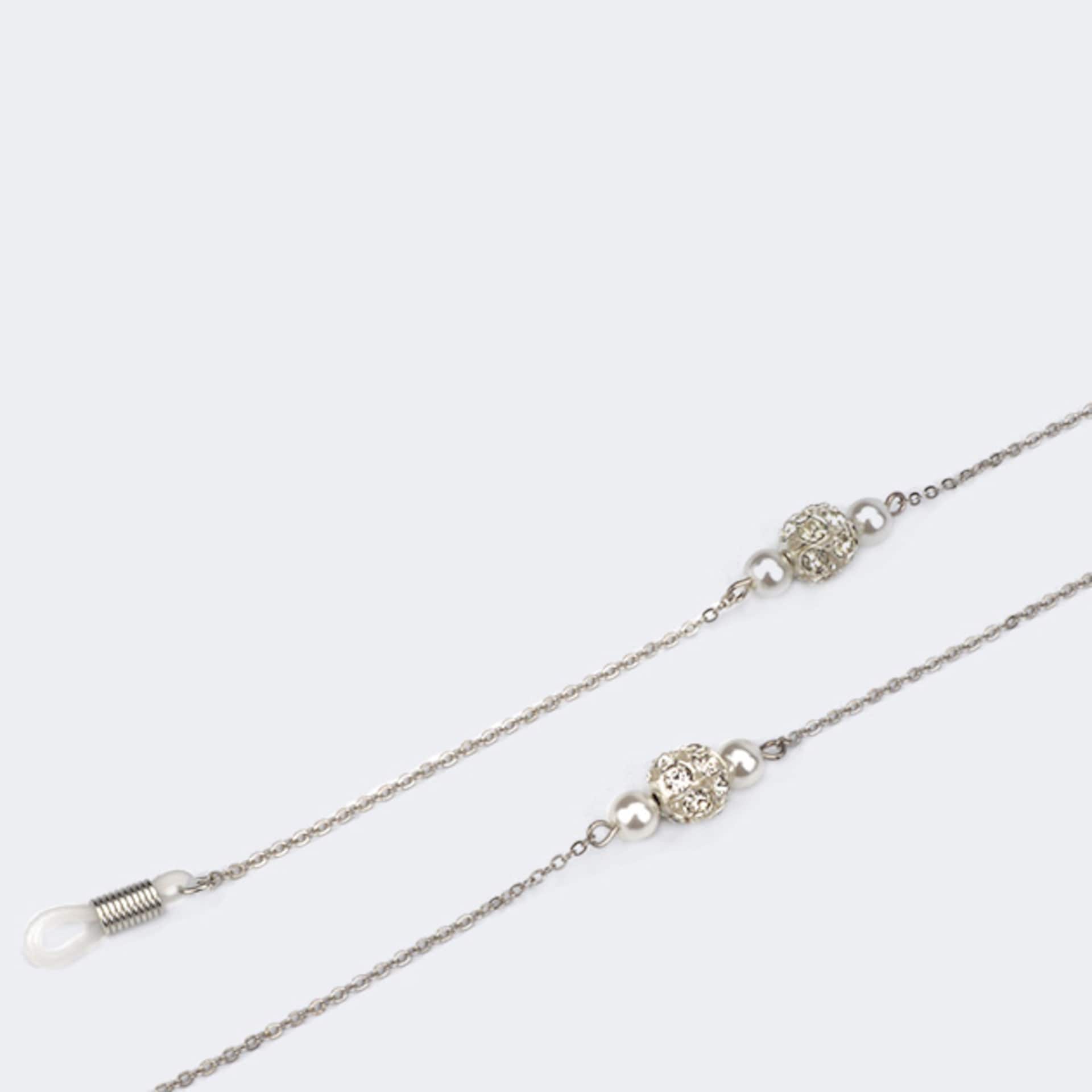 Pearl Silver Eyeglasses Chain-07 | Zeelool Glasses2
