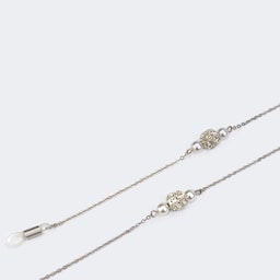 Pearl Silver Eyeglasses Chain-072