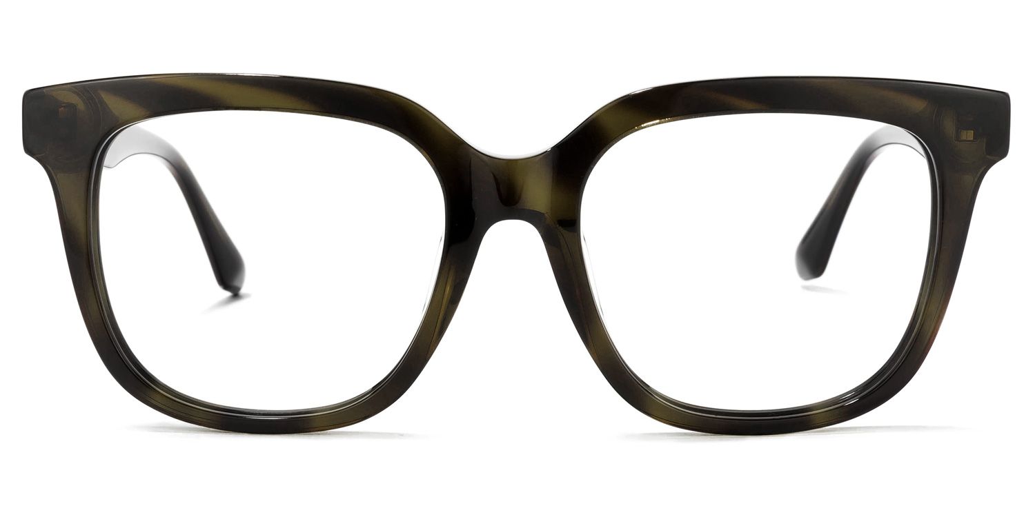 Quiana Square Dark-Tortoise Glasses | Zeelool Glasses0