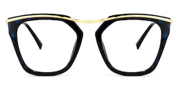 Yadiel Geometric Black-Blue Glasses0