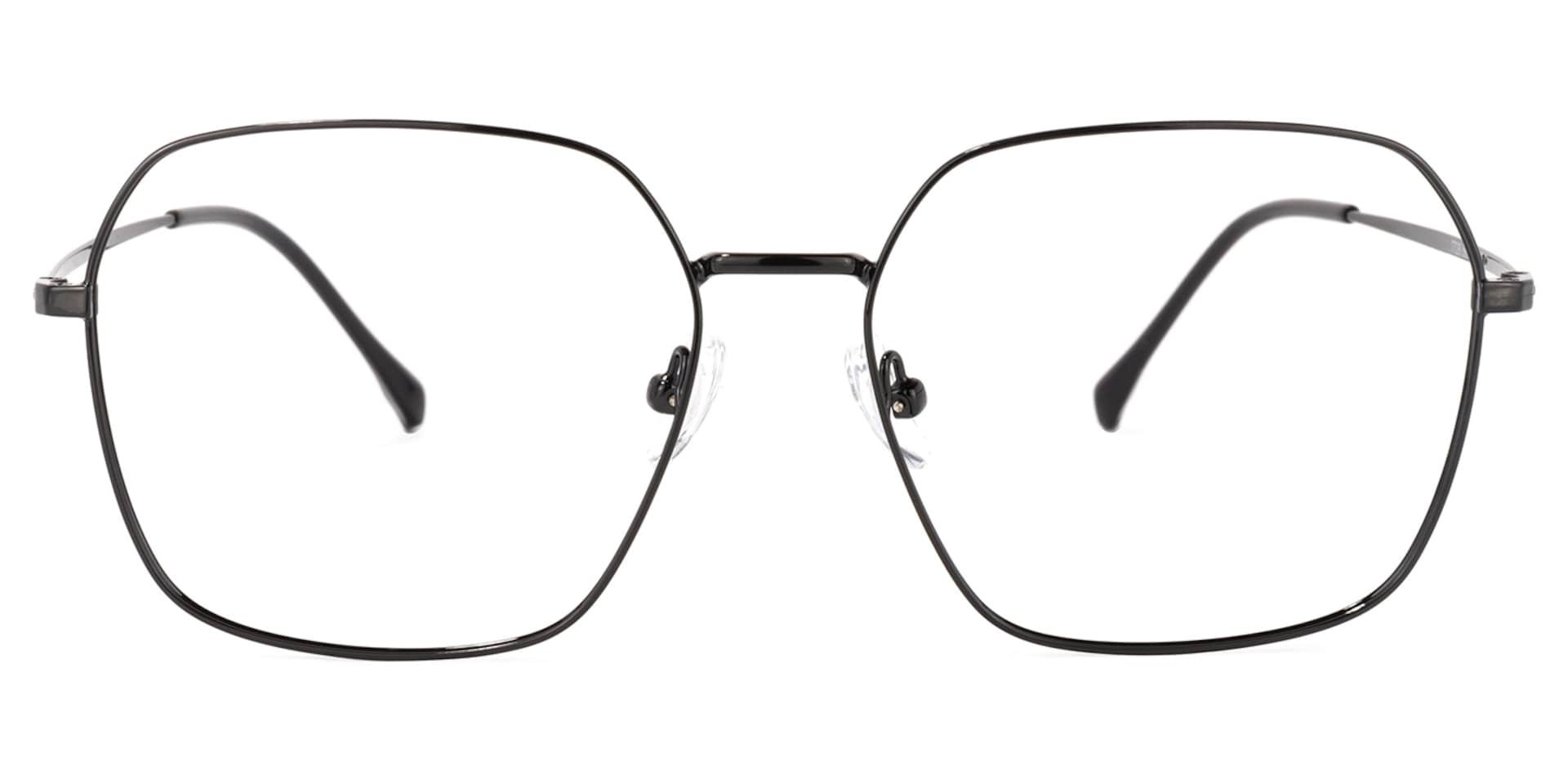 Zander Square Black Glasses | Zeelool Glasses0