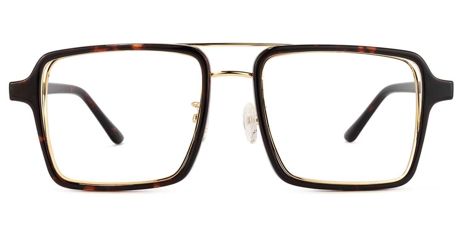 Zayne Aviator Tortoise Glasses | Zeelool Glasses0