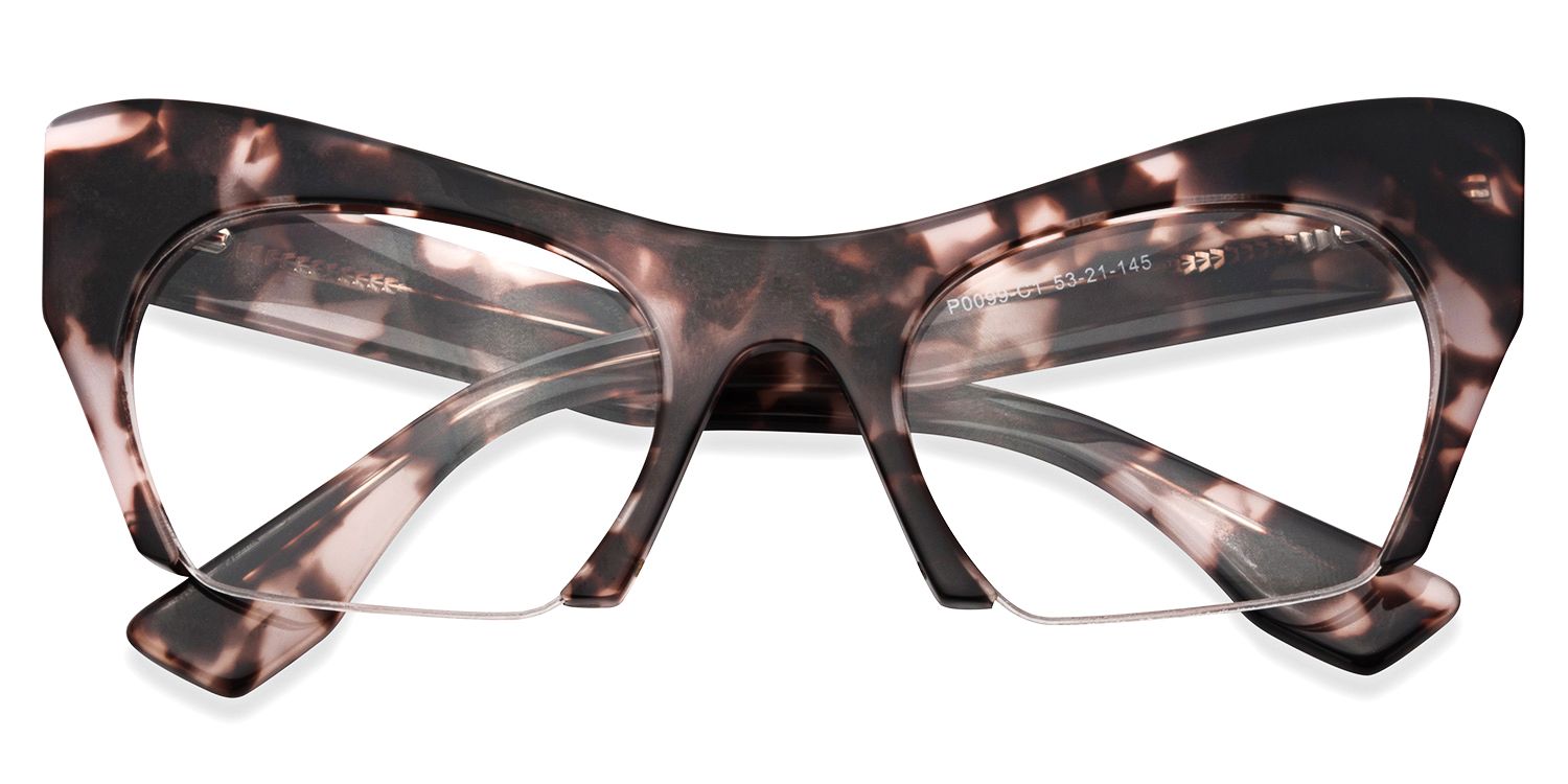 Kyle Cat Eye Light-Tortoise Glasses | Zeelool Glasses1