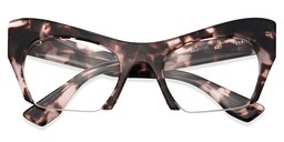Kyle Cat Eye Light-Tortoise Glasses1