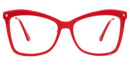 Isaebella Butterfly Red Glasses0