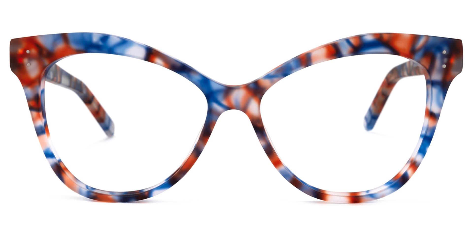 Eschwege Cateye Blue-Floral Glasses | Zeelool Glasses0