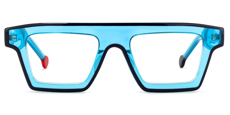 Gerri Square Blue Glasses | Zeelool Glasses0