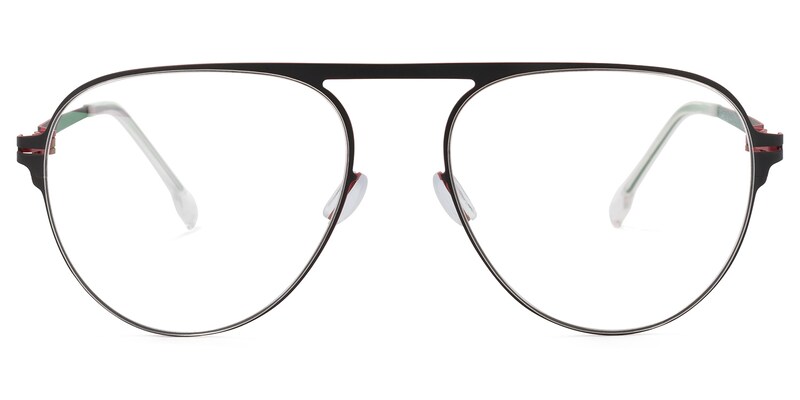 Frechen Geometric Black Glasses | Zeelool Glasses0