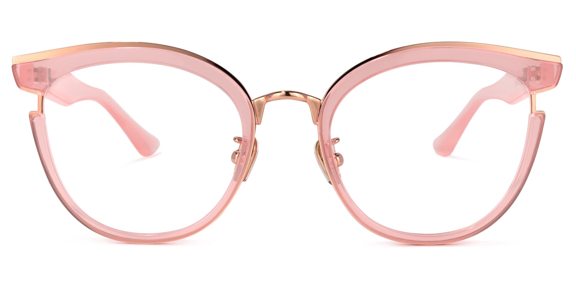 Eleanore Cat Eye Pink Frame Glasses | Zeelool0