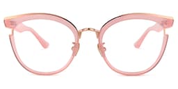 Eleanore Cat Eye Pink Glasses0