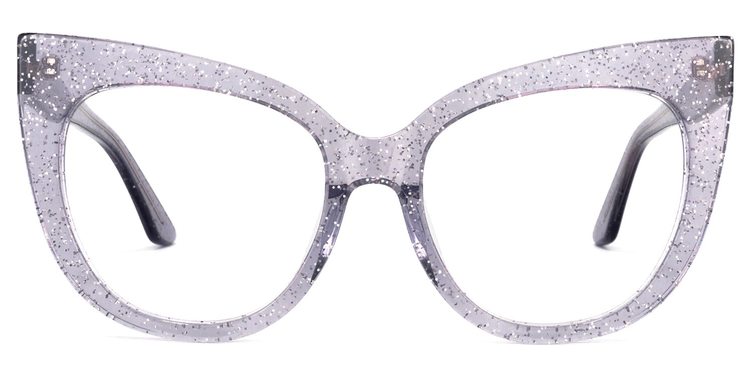 Trenton Cateye Gray Glasses | Zeelool Glasses0