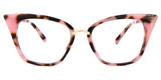 Chandrikar Cat Eye Pink-Floral Glasses0