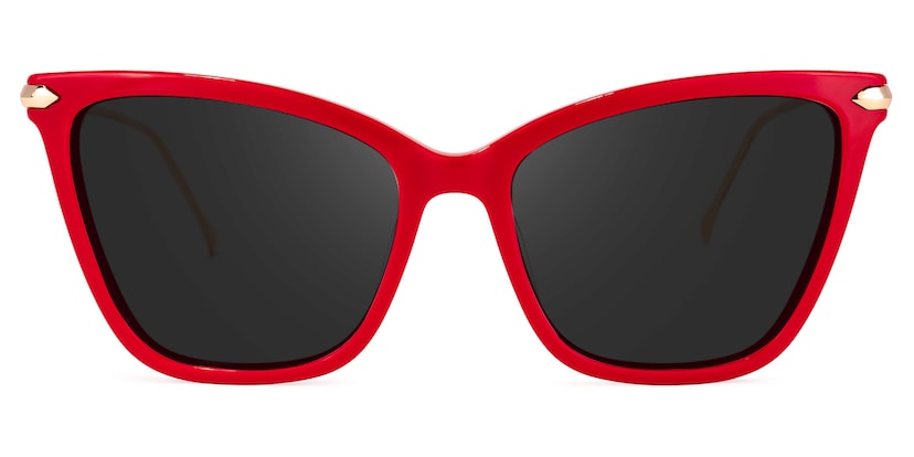 Hilary Butterfly Red Sunglasses