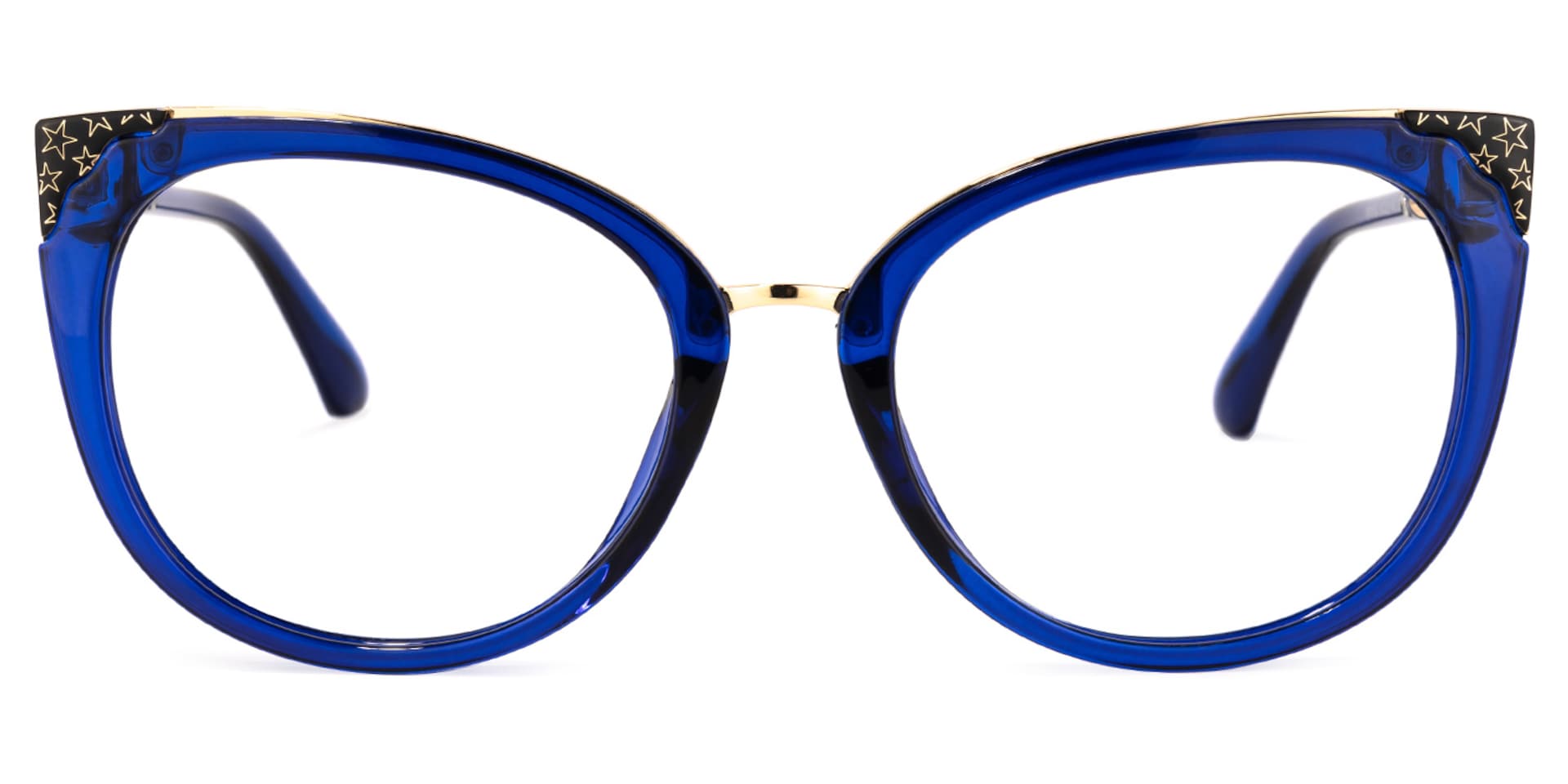Dalton Cat Eye Blue Glasses | Zeelool Glasses0
