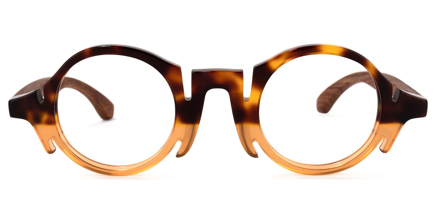Charlie Round Tortoise Glasses | Zeelool Glasses0