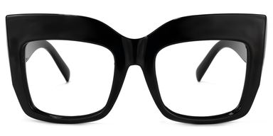 Alberta Cat Eye Black Glasses