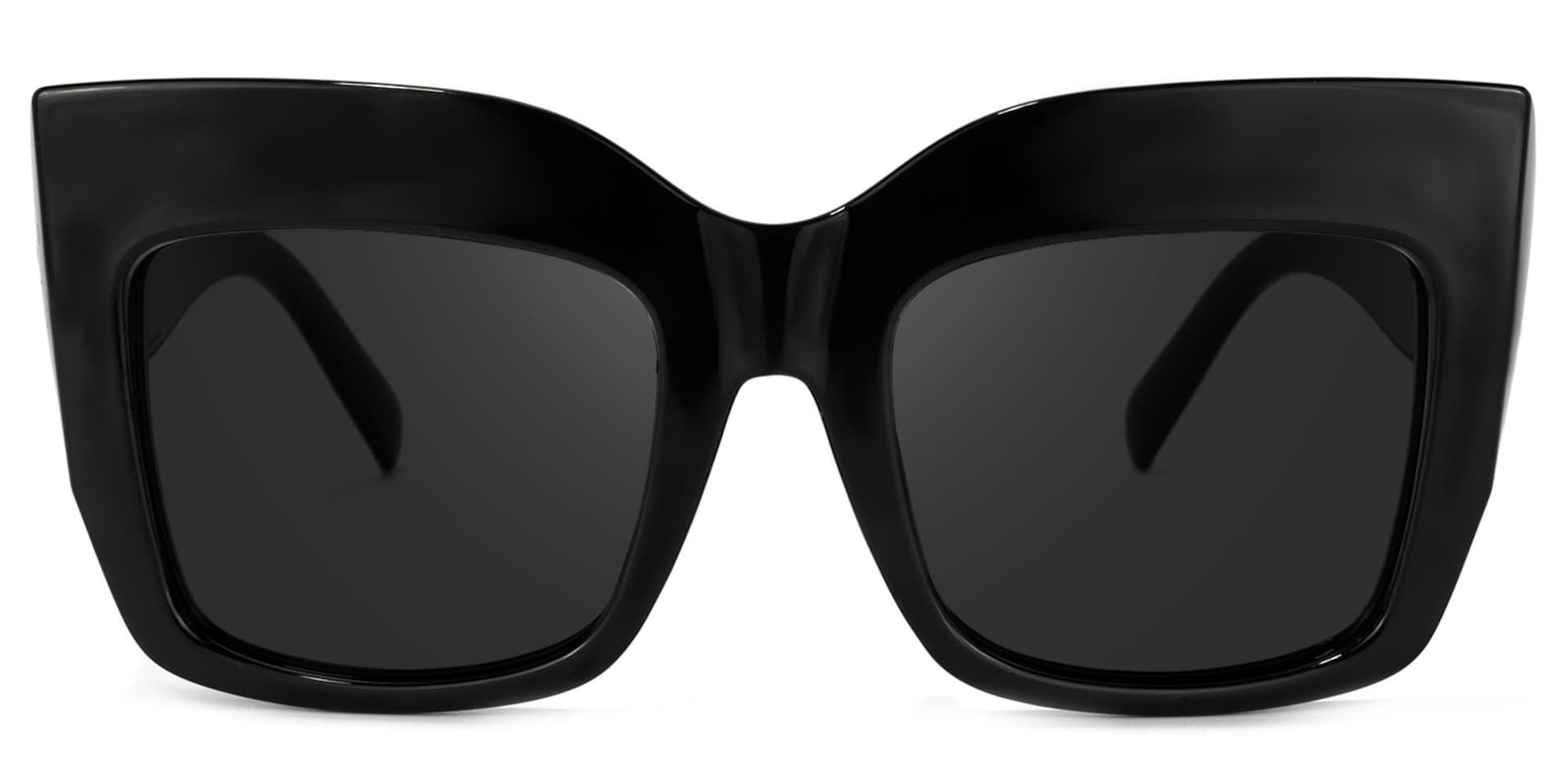 Alberta Cat Eye Black Sunglasses | Zeelool Glasses0