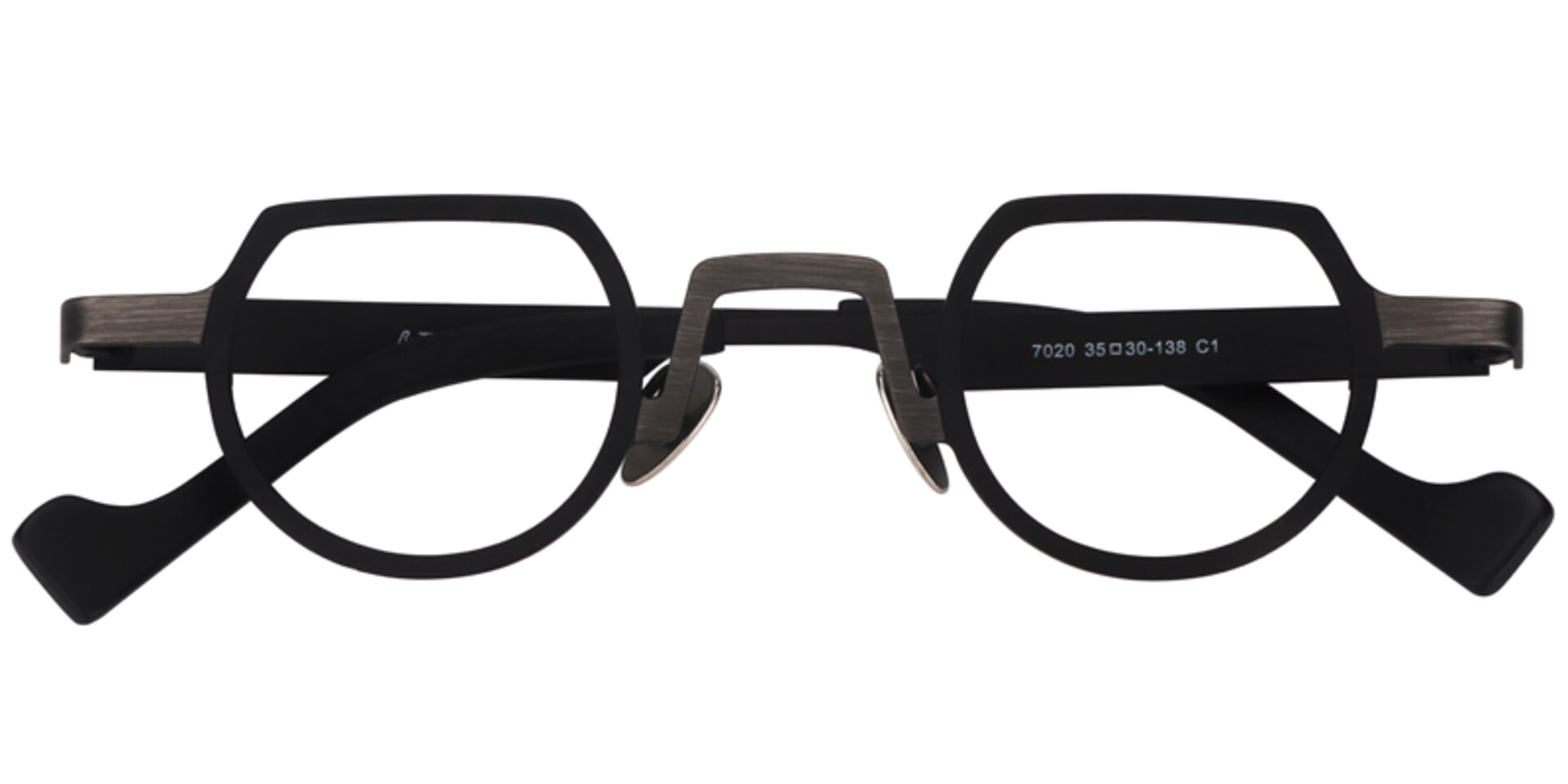 Timothy Round Black Glasses | Zeelool Glasses1