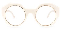 Bogar Geometric Creamy Glasses0