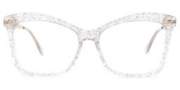 Isaebella Butterfly White Glasses0