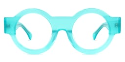 Hardnett Round Turquoise Glasses0