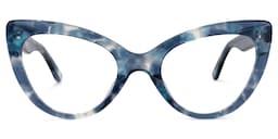 Stjules Cateye Blue Glasses0