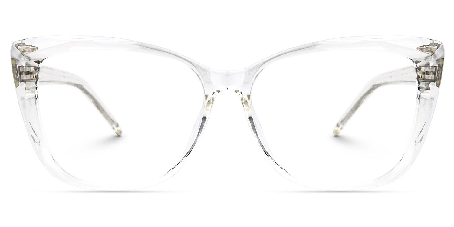 Farris Clear Classy Cat eye Frame Glasses | Zeelool0