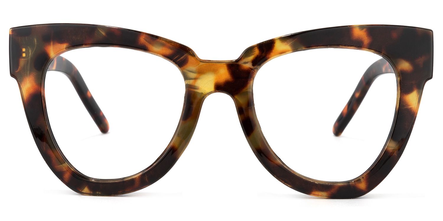 Hassan Cateye Tortoise Glasses | Zeelool Glasses0