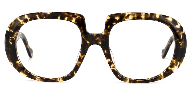 Mackenzie Geometric Dark-Tortoise Glasses | Zeelool Glasses0
