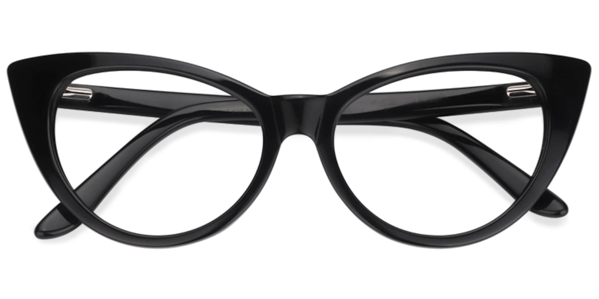 Jaden Cat-eye Black Eyeglasses and Glasses Frames1