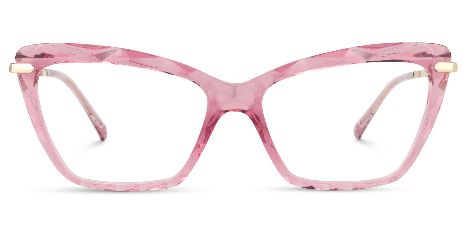 Juliet Cateye Pink Glasses | Zeelool Glasses0