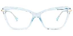 Juliet Cateye Light Blue Glasses0