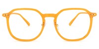 Burnley Square Yellow Glasses0