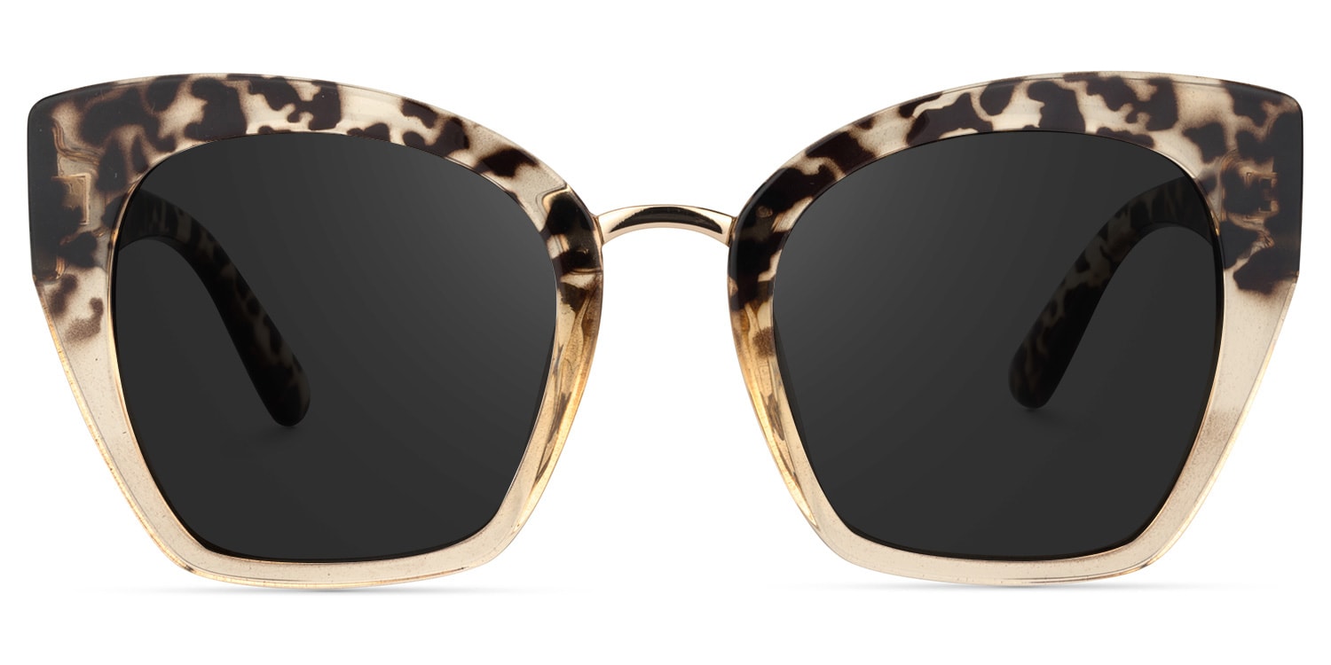 Denis Cat Eye Light Tortoise Sunglasses
