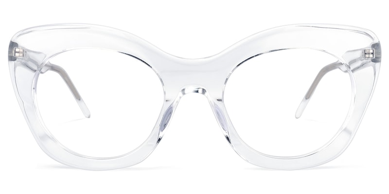 Cat-eye Crystal Glasses | Zeelool Glasses0
