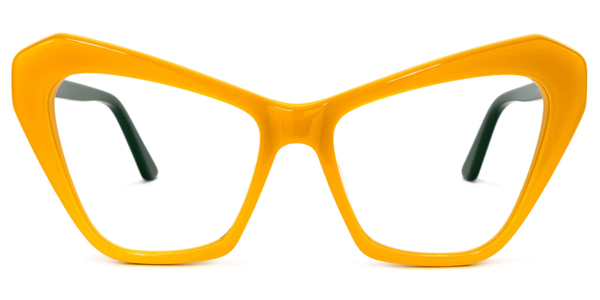 Benita Cateye Yellow Glasses | Zeelool Glasses0