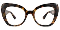 Quanita Cateye Tortoise Glasses0