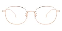 Rafaela Oval Rose-Gold Glasses0