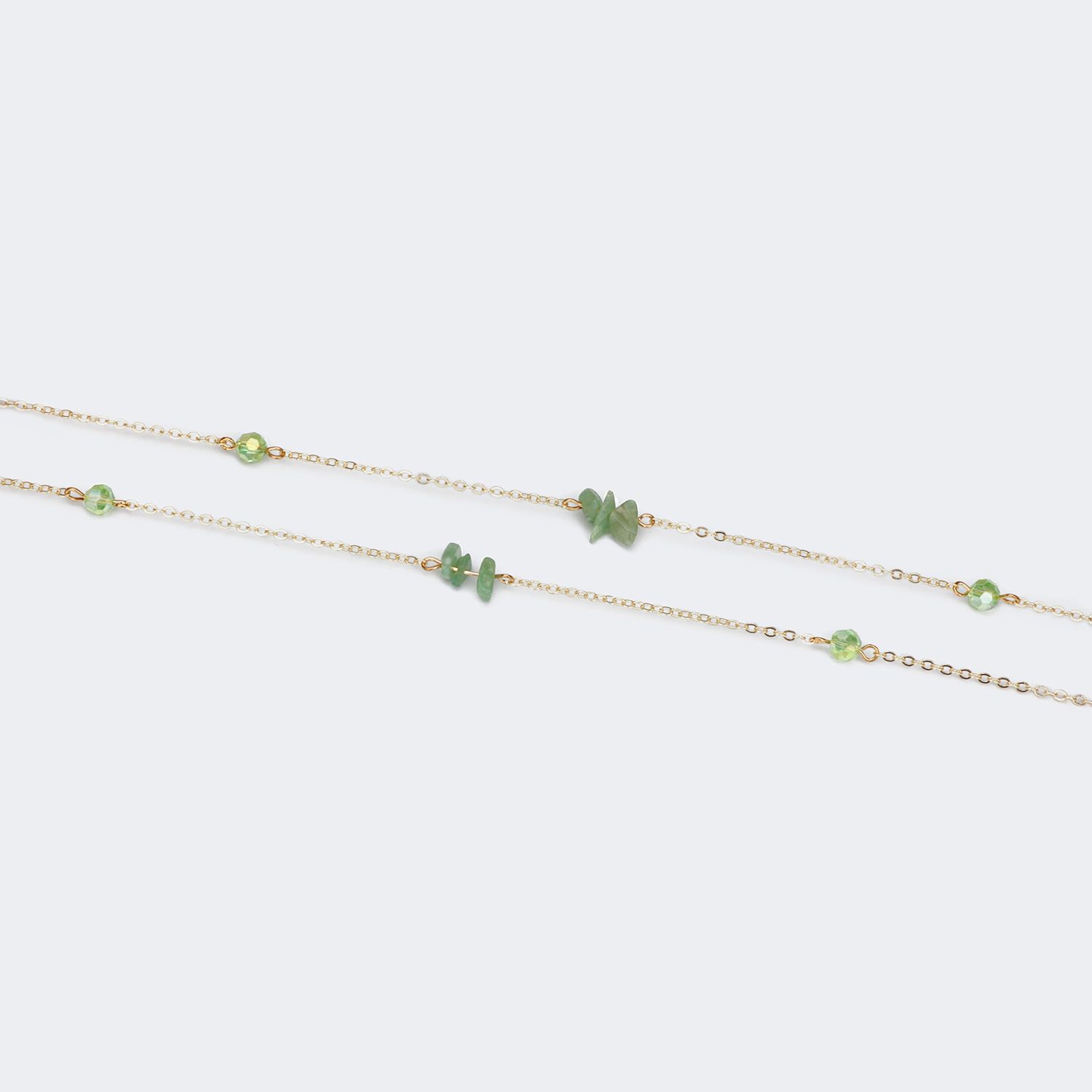 Jade Gold Eyeglasses Chain-09 | Zeelool Glasses3