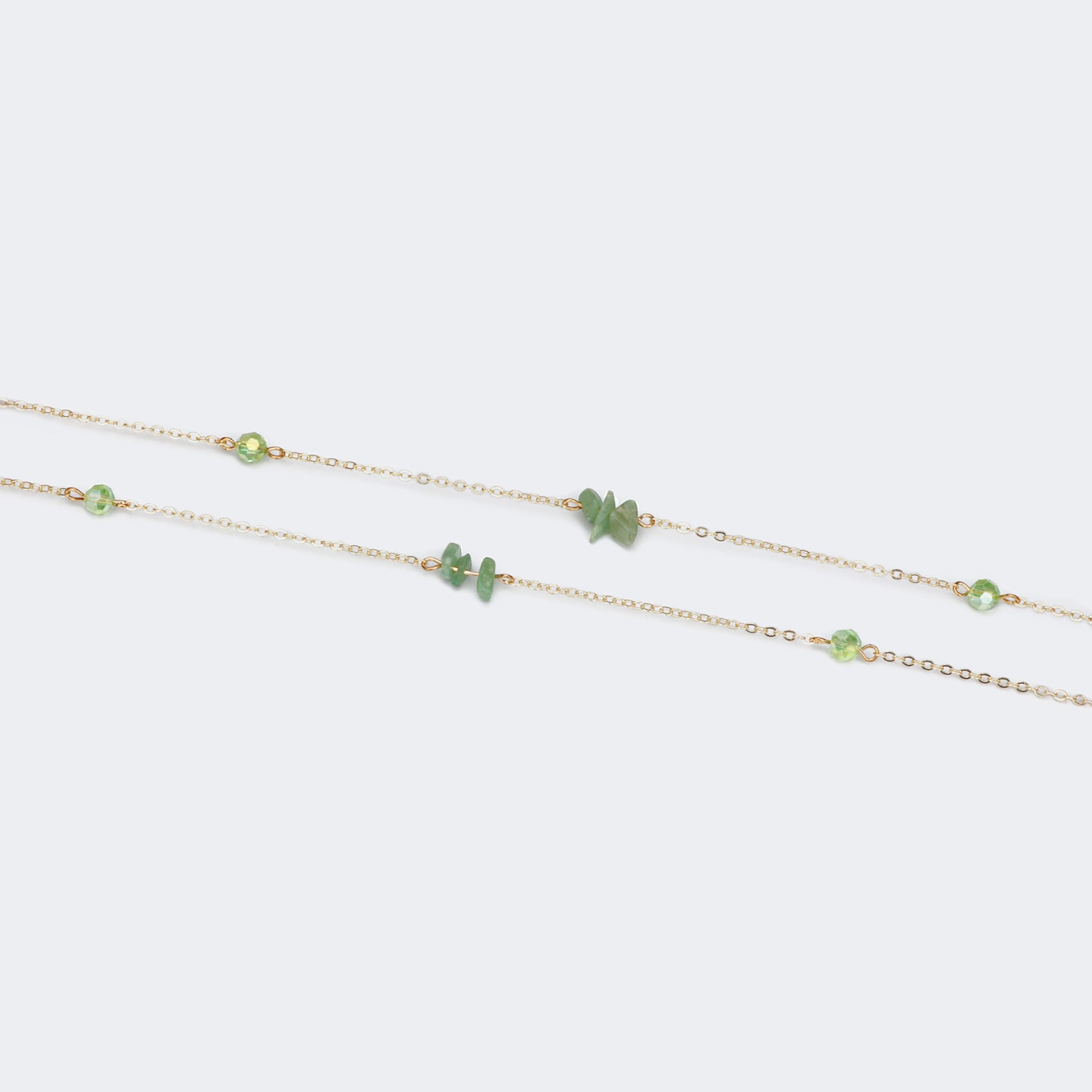 Jade Gold Eyeglasses Chain-09 | Zeelool Glasses3